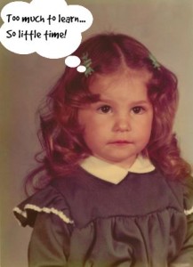 Shani as a little girl